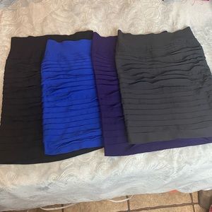 4 one size skirts bundle